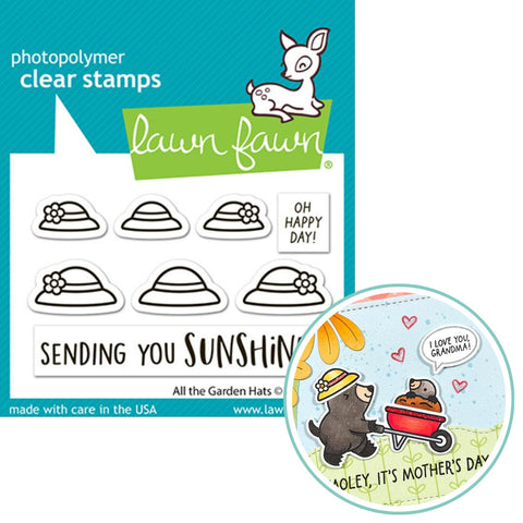 LAWN FAWN: Stamp | All The Garden Hats