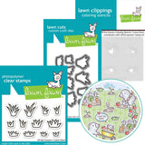 LAWN FAWN: All The Grasses | Stamp, Die and Stencils Bundle