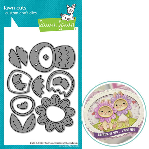 LAWN FAWN: Lawn Cuts Die | Build A Critter | Spring Accessories