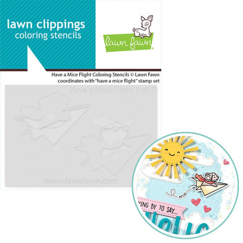 LAWN FAWN: Coloring Stencils | Have A Mice Flight