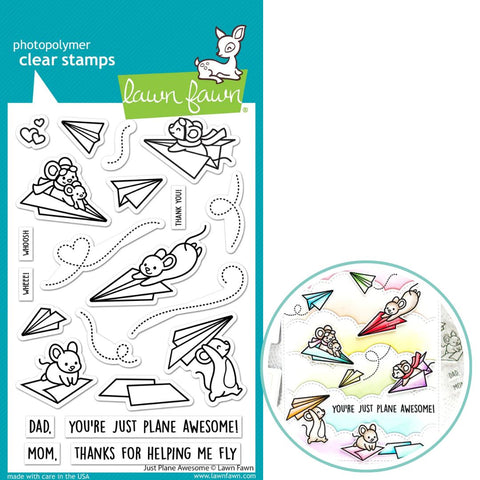 LAWN FAWN: Just Plane Awesome | Stamp