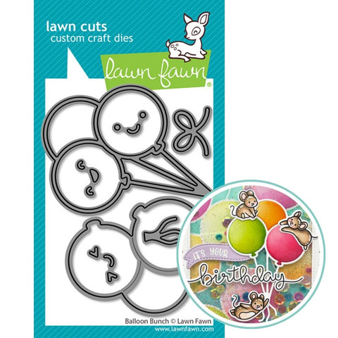 LAWN FAWN: Balloon Bunch | Lawn Cuts Die