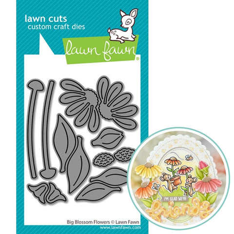 LAWN FAWN: Lawn Cuts Die | Big Blossom Flowers