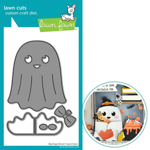 LAWN FAWN: Lawn Cuts Die | Big Hugs Ghost