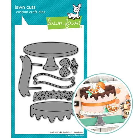 LAWN FAWN: Build-a-Cake Add-On | Lawn Cuts Die