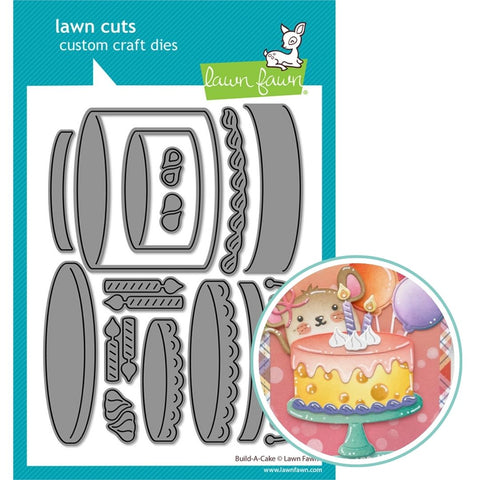 LAWN FAWN: Build-a-Cake  | Lawn Cuts Die