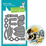LAWN FAWN: Lawn Cuts Die | Build A Critter | Graduation Accessories