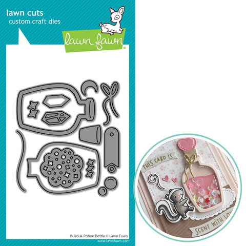 LAWN FAWN: Lawn Cuts Die | Build a Potion Bottle