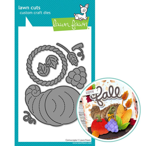 LAWN FAWN: Cornucopia  | Lawn Cuts Die