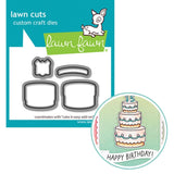 LAWN FAWN: Cake It Easy Add-On | Lawn Cuts Die