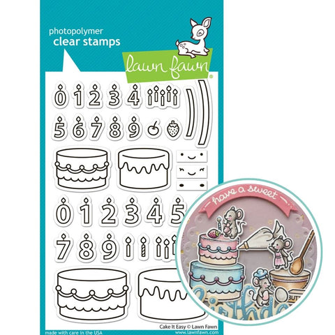 LAWN FAWN: Cake It Easy | Stamp