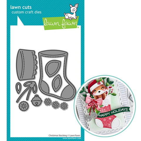 LAWN FAWN: Christmas Stocking | Lawn Cuts Die