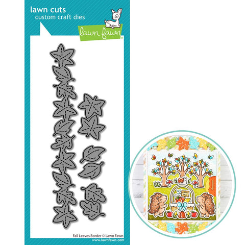 LAWN FAWN: Fall Leaves Border  | Lawn Cuts Die