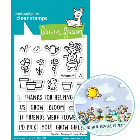 LAWN FAWN: Garden Mouse | Stamp