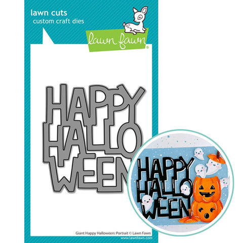 LAWN FAWN: Giant Happy Halloween  | Lawn Cuts Die