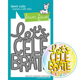 LAWN FAWN: Giant Let's Celebrate | Lawn Cuts Die