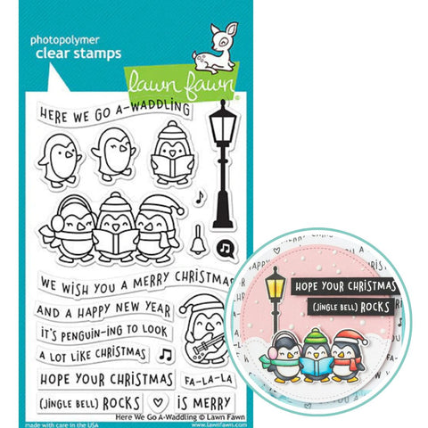 LAWN FAWN: Here We Go A-Waddling | Stamp
