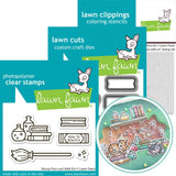 LAWN FAWN: Stamp, Die and Stencils Bundle | Hocus Purr-cus!  Add-on