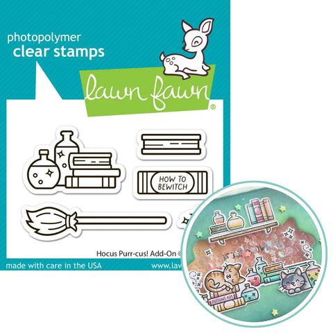 LAWN FAWN: Stamp |  Hocus Purr-cus!  Add-on