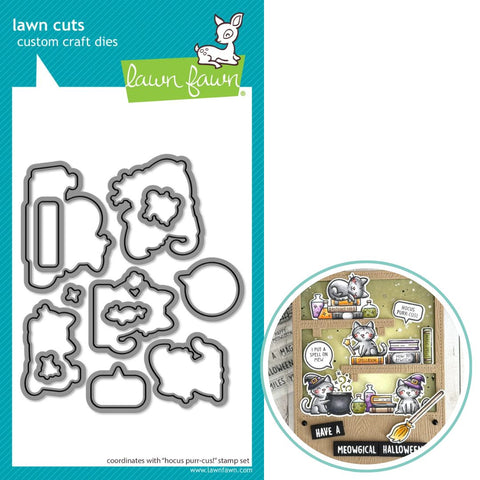 LAWN FAWN: Lawn Cuts Die | Hocus Purr-cus!