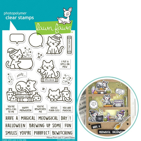 LAWN FAWN: Stamp |  Hocus Purr-cus!