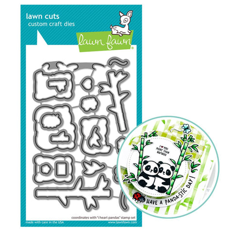 LAWN FAWN: I Heart Pandas | Lawn Cuts Die