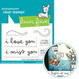 LAWN FAWN: Stamp |  I Like Cute Moths Add-on
