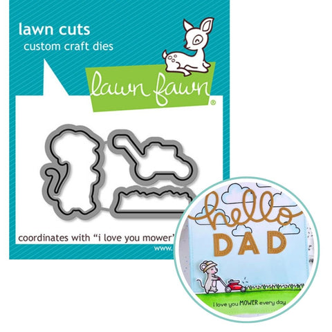LAWN FAWN: I Love You Mower | Lawn Cuts Die
