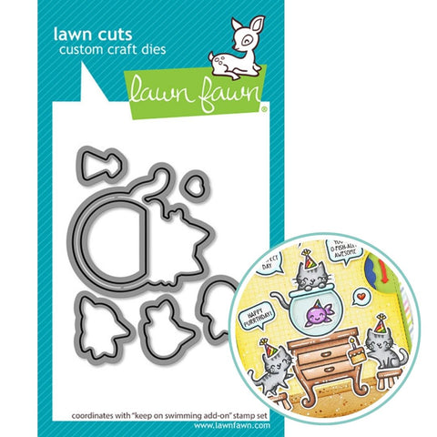 LAWN FAWN: Keep On Swimming Add-On | Lawn Cuts Die