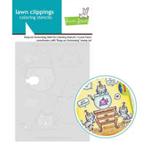 LAWN FAWN: Keep On Swimming Add-On | Coloring Stencil