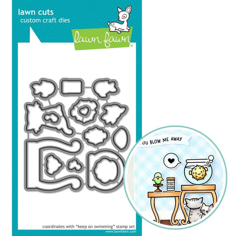 LAWN FAWN: Keep on Swimming | Lawn Cuts Die