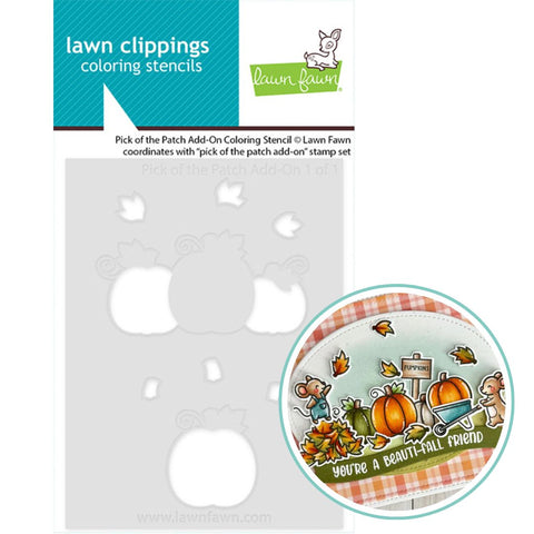 LAWN FAWN: Pick of the Patch Add-on | Coloring Stencil