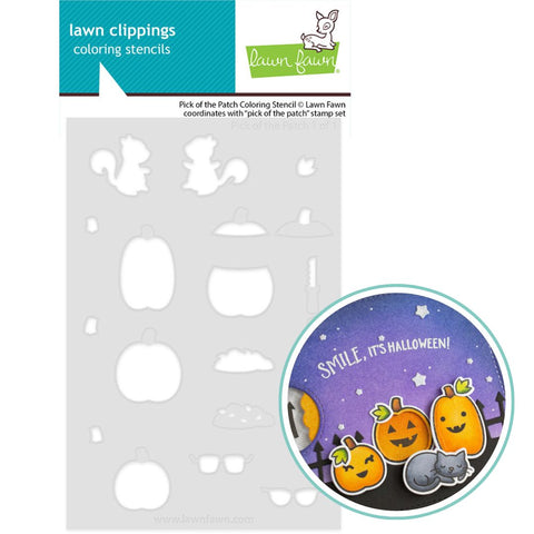 LAWN FAWN: Pick of the Patch | Coloring Stencil