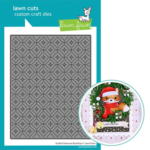 LAWN FAWN: Backdrop Quilted Diamond | Lawn Cuts Die