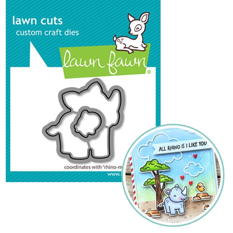 LAWN FAWN: Rhino-mite! | Lawn Cuts Die