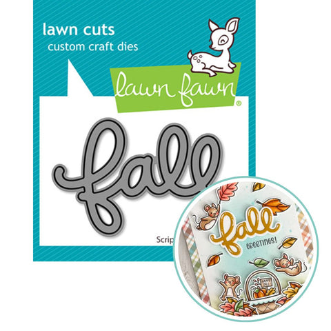 LAWN FAWN: Scripty Fall  | Lawn Cuts Die