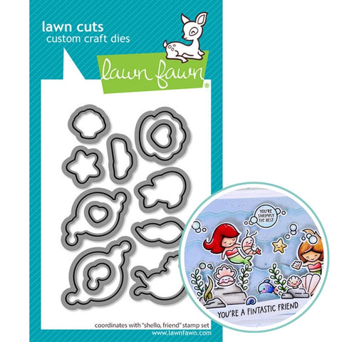 LAWN FAWN: Shello, Friend | Lawn Cuts Die