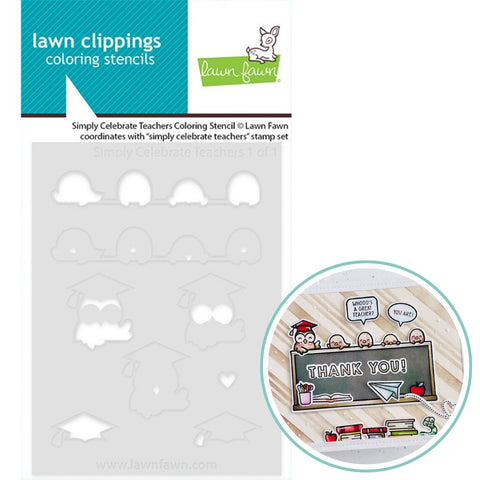 LAWN FAWN: Coloring Stencils | Simply Celebrate Teachers
