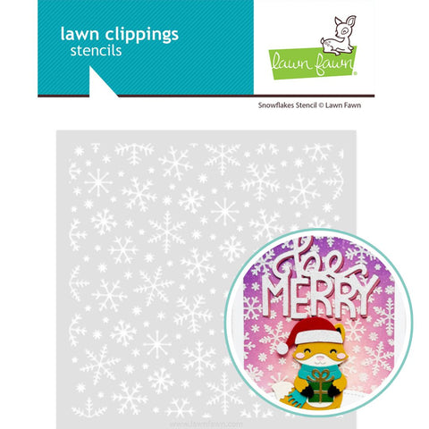 LAWN FAWN: Snowflake | Stencil