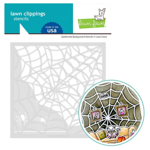 LAWN FAWN: Spider Web | Layering Stencils