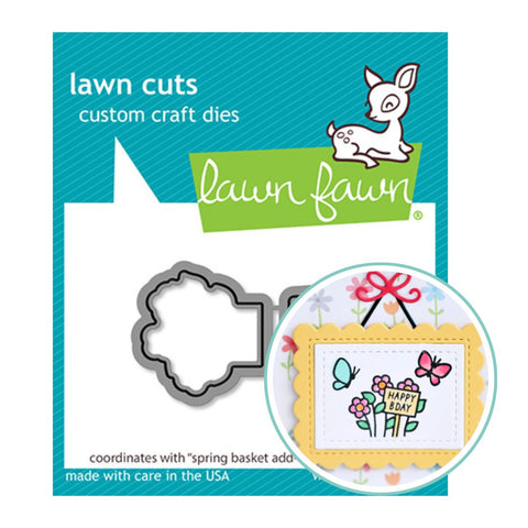 LAWN FAWN: Spring Basket Add-on | Birthday | Lawn Cuts Die