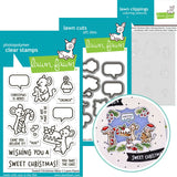 LAWN FAWN: Sweet Christmas Mice | Stamp, Die, & Stencil Bundle