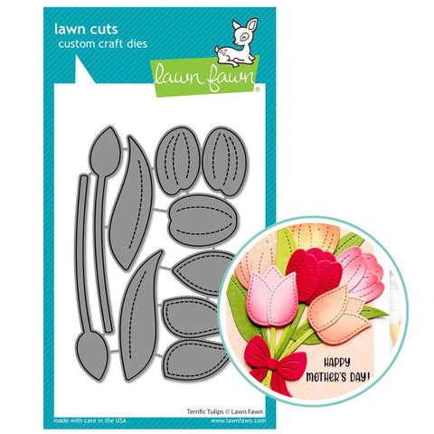 LAWN FAWN: Terrific Tulips | Lawn Cuts Die