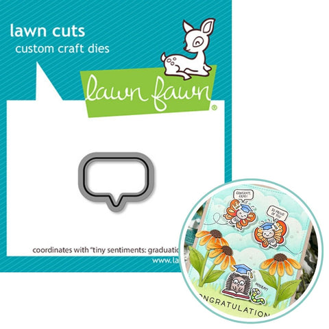 LAWN FAWN: Lawn Cuts Die | Tiny Sentiments | Graduation