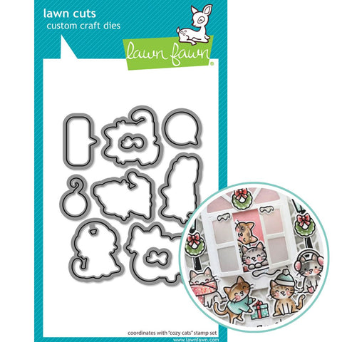LAWN FAWN: Cozy Cats | Lawn Cuts Die