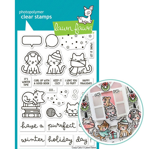 LAWN FAWN: Cozy Cats | Stamp