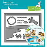 LAWN FAWN: Backdrop Landscape | Riverside | Lawn Cuts Die