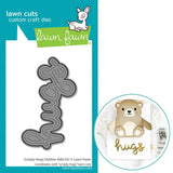 LAWN FAWN: Lawn Cuts Die | Scripty Hugs | Outline
