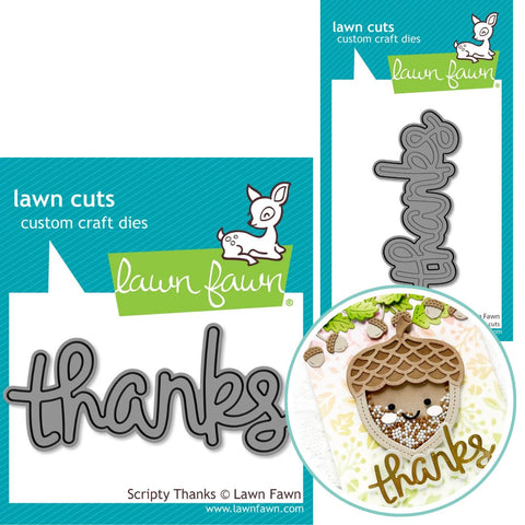 LAWN FAWN: Die Bundle | Scripty Thanks