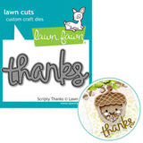 LAWN FAWN: Lawn Cuts Die | Scripty Thanks